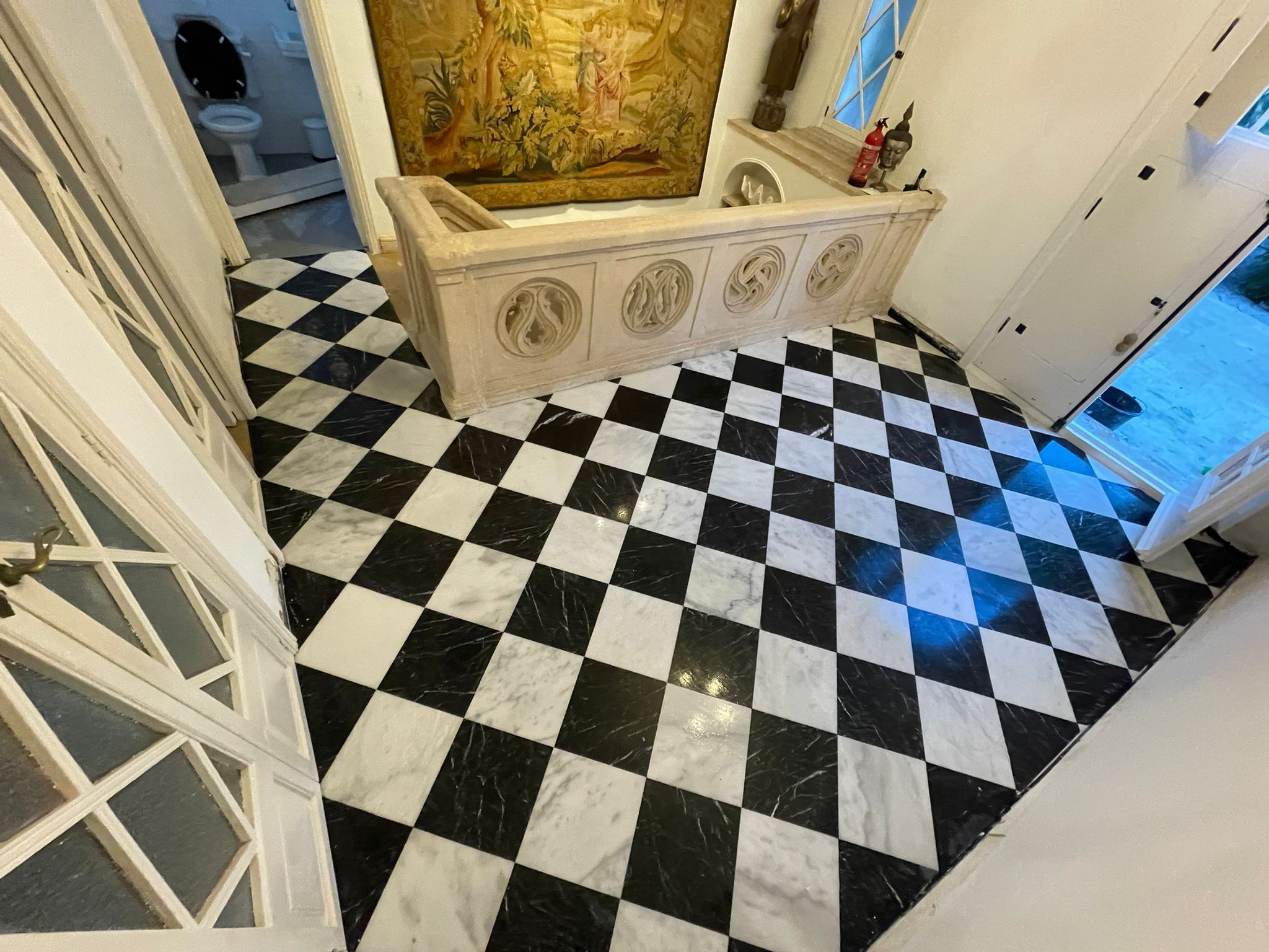 Luxury Checkered Floor